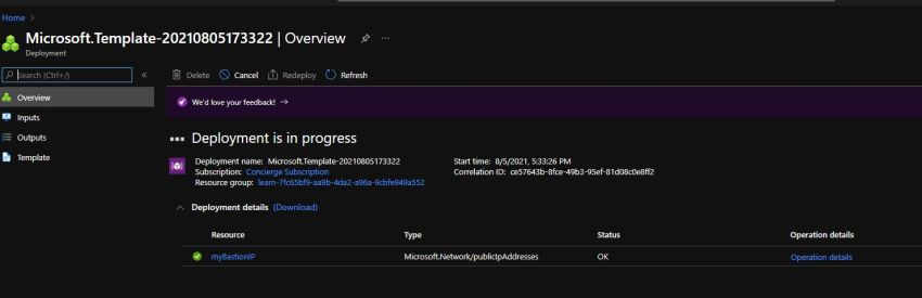 How to Create a Virtual Network and a Bastion Host